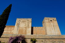 View of the Alcazaba citadel at the Alhambra Palace von Sami Sarkis Photography