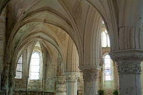 Columns and rib vaulting inside La Chapelle Church by Sami Sarkis Photography