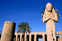 Majestic statue of Ramses II at Karnak Temple by Sami Sarkis Photography