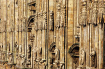 Intricate sculptures on the Milan Cathedral by Sami Sarkis Photography