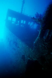 Inside the Chaouen shipwreck by Sami Sarkis Photography