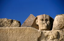 View of The Khephren Pyramid and The Great Sphinx of Giza von Sami Sarkis Photography