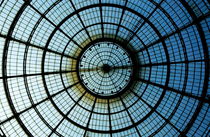 Glass dome of the shopping arcade Galleria Vittorio Emanuele II von Sami Sarkis Photography