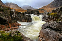 Glen Etive Waterfall von Paul messenger