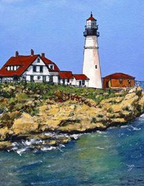 Portland Maine Light House von Randy Sprout