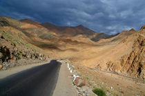 Descending from Khardung La von serenityphotography