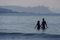 Couple in the Sea Palolem von serenityphotography