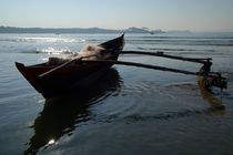 Fishing Boat Loaded with Nets Palolem von serenityphotography