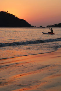 Kayaking at Sunset Palolem von serenityphotography