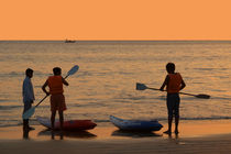 About to go Kayaking Palolem by serenityphotography