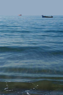 Boat out to Sea Palolem by serenityphotography