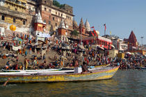 Sunday Bathing at Ahilyabai Ghat by serenityphotography