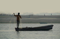 Fisherman Casting Nets by serenityphotography