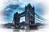 Tower Bridge Blue by deanmessengerphotography