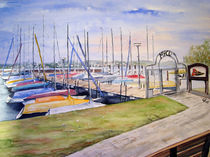 Wallhauser Hafen by Christine  Hamm