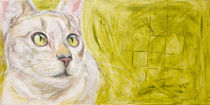 Cats Moments - green von Annett Tropschug