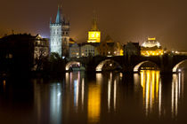 Charles Bridge at Night von Evren Kalinbacak