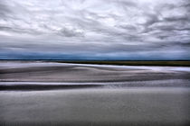 Low tide in Normandy from Mont Saint Michel von Pier Giorgio  Mariani