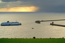 Ferry Approaching England by serenityphotography