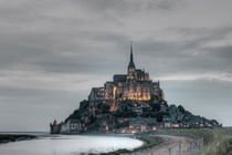 Mont Saint Michel at sunset