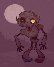Rusty Zombie Robot von John Schwegel