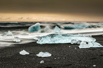 Jokulsarlon Beach von Christopher Waddell