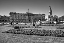 Buckingham Palace black and white by David J French