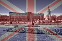 Buckingham Palace Union Jack Flag von David J French