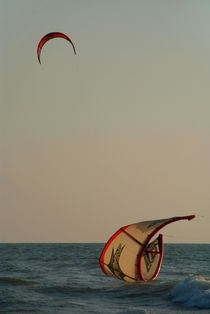 Kitesurfer Down Mandrem von serenityphotography