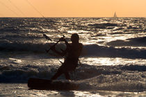 Kitesurfing at Arambol by serenityphotography