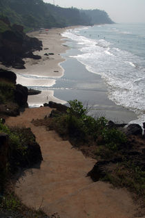 Steps Down to the Beach Varkala von serenityphotography