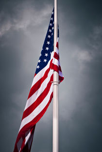 Flag and storm von Lars Hallstrom