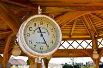 Antique Garden Clock von Buster Brown Photography