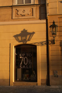 Streetlamp and Shadow, Prague by serenityphotography