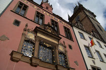 Buildings and Astronomical Clock, Prague von serenityphotography