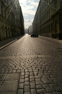 Cobbled Street, Prague by serenityphotography