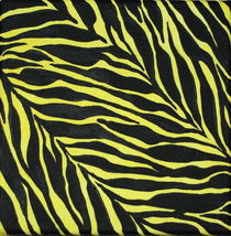 Zebramuster 1 gelb by Lidija Kämpf