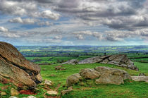 View from Almscliff Crag #4. by Colin Metcalf