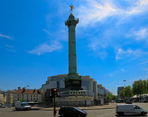 Colonne de Juillet and Opera de Paris Bastille von Louise Heusinkveld