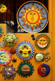 SUNNY WALL San miguel de Allende Mexico von John Mitchell