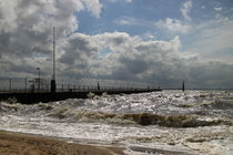 Sturm an der Küste - Storm on the Coast von ropo13