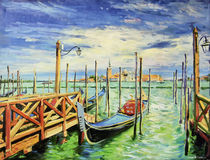 Gondolas at Venice von Conor McGuire