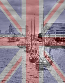 Thames Barges Tower Bridge 2012 by David J French