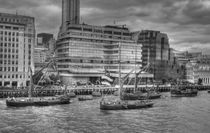 Thames Barges Tower Bridge 2012 von David J French