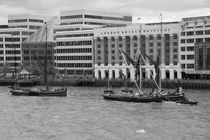 Thames Barges Tower Bridge 2012 von David J French