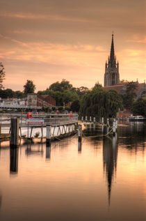 Evening over Marlow by Martin Williams