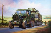 REME Scammell tank transporter.
