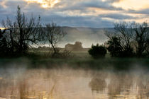 Misty Morning on the River Forth von Buster Brown Photography