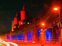 Festival Of Lights: Oberbaumbrücke I von Henry Selchow