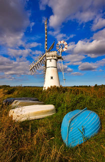 Thurne Dyke Windpump, Norfolk von Louise Heusinkveld